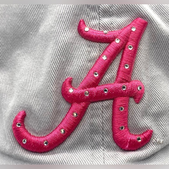 Top of the World Gray University of Alabama Baseball Hat/Cap w/ Red Logo Sporty - Picture 2 of 10